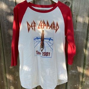 Def Leppard Raglan Tee